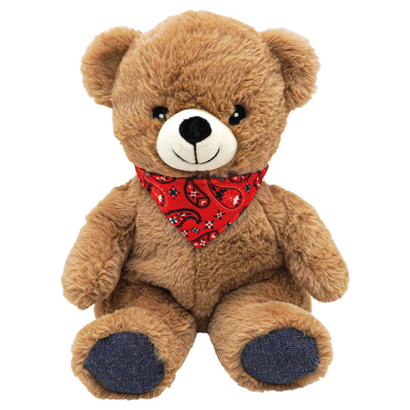 Bouillotte Micro-ondes Enfant Bouillotte Doudou Ours 2 En 1? Peluche Plate Toute Douce Bébé Jouet Sécurité CE Bébé